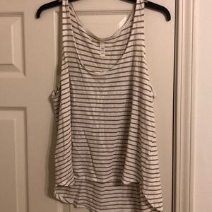 Large Cotton Striped Tank Top